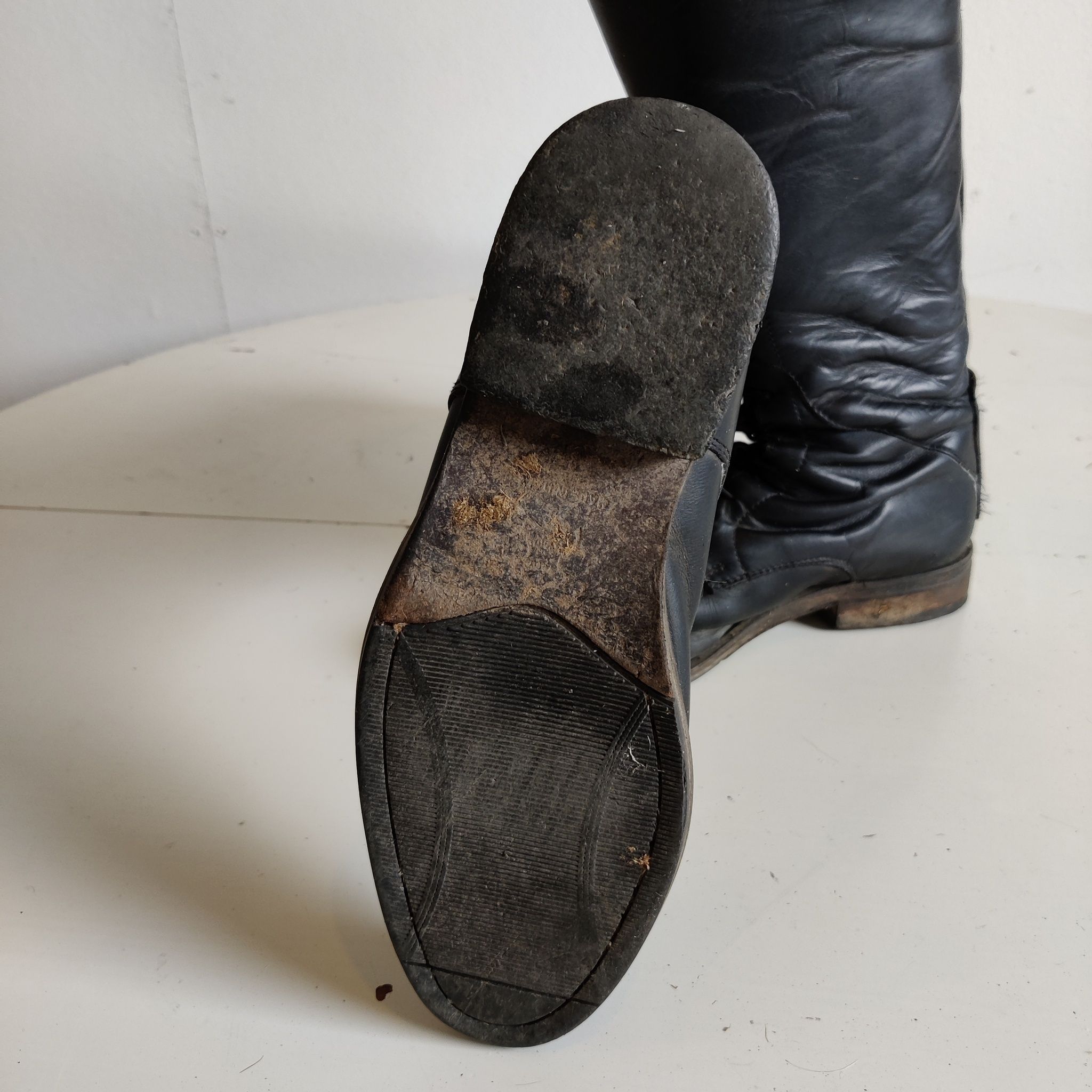 Läderridstövlar Ferro di Cavallo strl 37