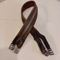 Brun lädergjord 135 cm