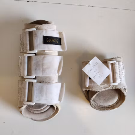 Vita benskyddd fram & bak Globus FULL