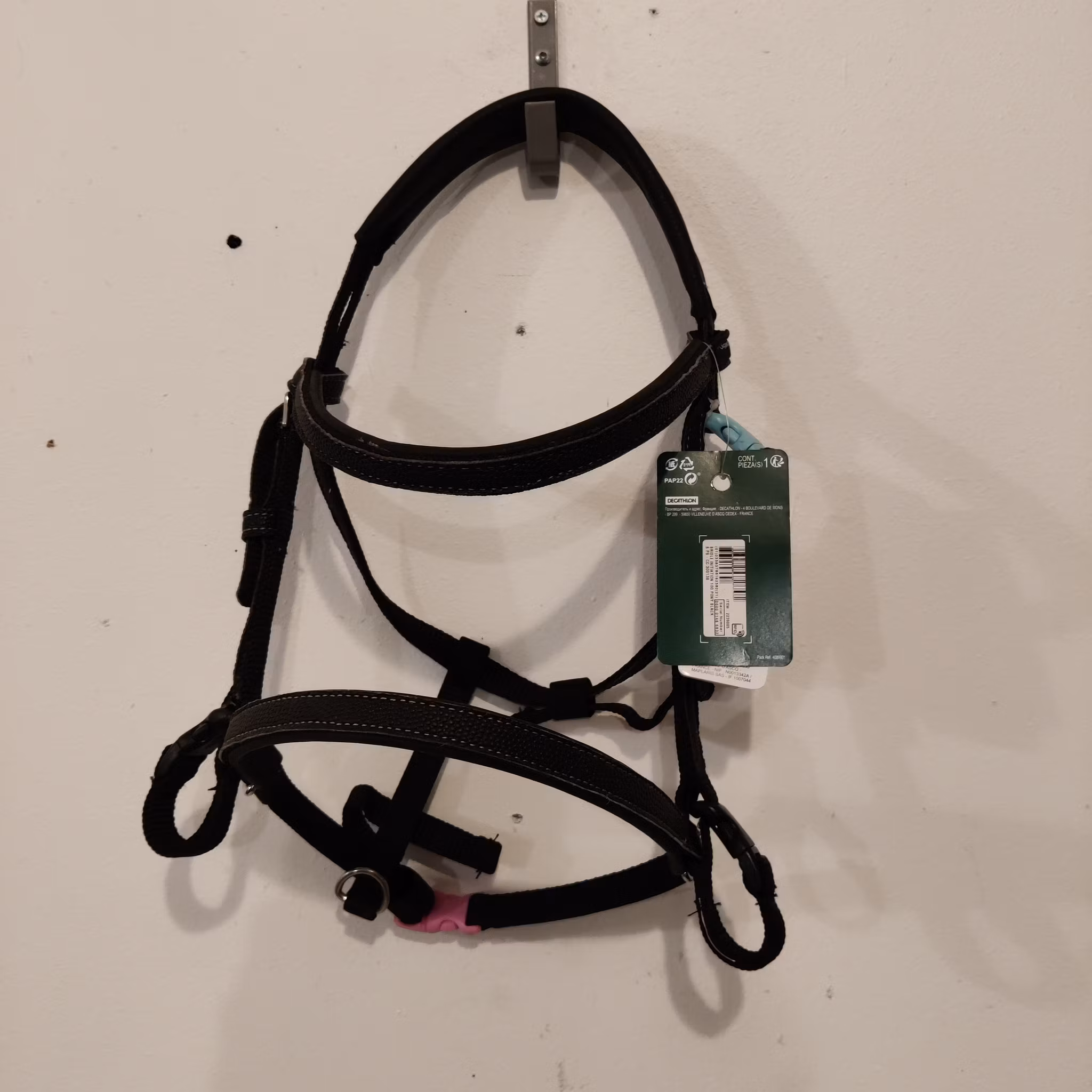 Svart träns/grimma Decathlon PONNY