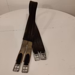 Brun sadelgjord 130 cm