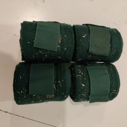 4 gröna fleecelindor