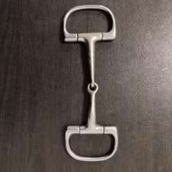 Ledat tränsbett med D-ringar 13 cm