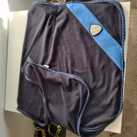Blått ridtäcke 145 cm Covalliero