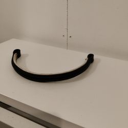 Svart pannband med vit fodring COB