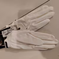 Vita ridhandskar strl 6.5 ROECKL