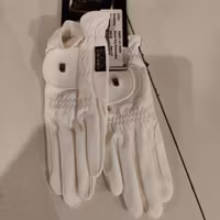 Vita ridhandskar strl 6.5 ROECKL