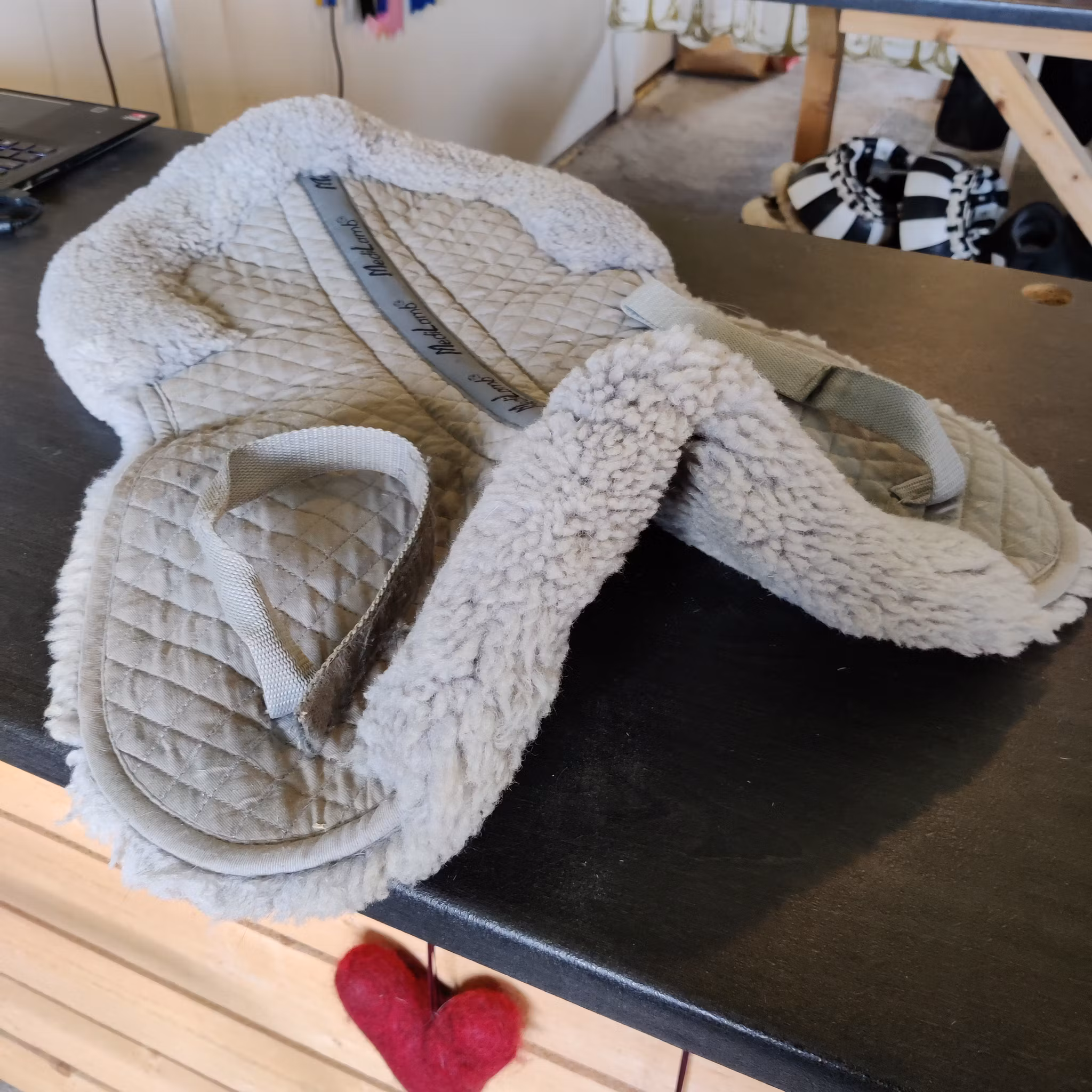 Grå fårskinnspadd FULL Medilamb
