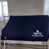Blått fleecetäcke 140 cm MIAS RS