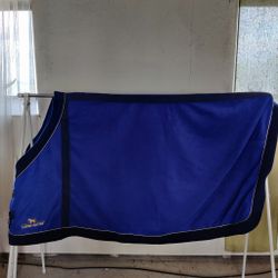 Blått fleecetäcke 145 cm Thermomaster