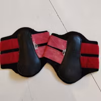 Svart/röda damasker COB