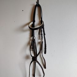 Mörkbrunt träns med pullargrimma COB