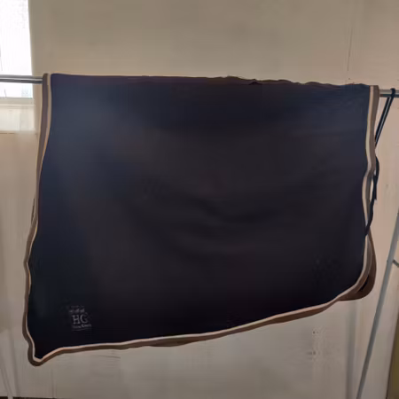 Brunt ländtäcke ull Horseguard full/x-fullt