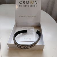 Svart pannband Crown FULL