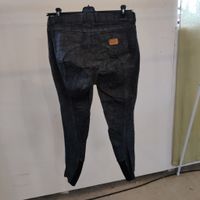 Svart/denim ridbyxor med knägrip CRW strl 44