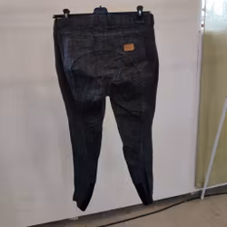 Svart/denim ridbyxor med knägrip CRW strl 44