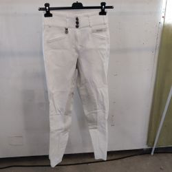 Vita helskodd ridbyxor PIKEUR strl 38