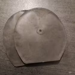 Svarta gummisulor 15x15 cm