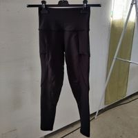 Svarta ridtights med knägrip strl 150 Maya Delores