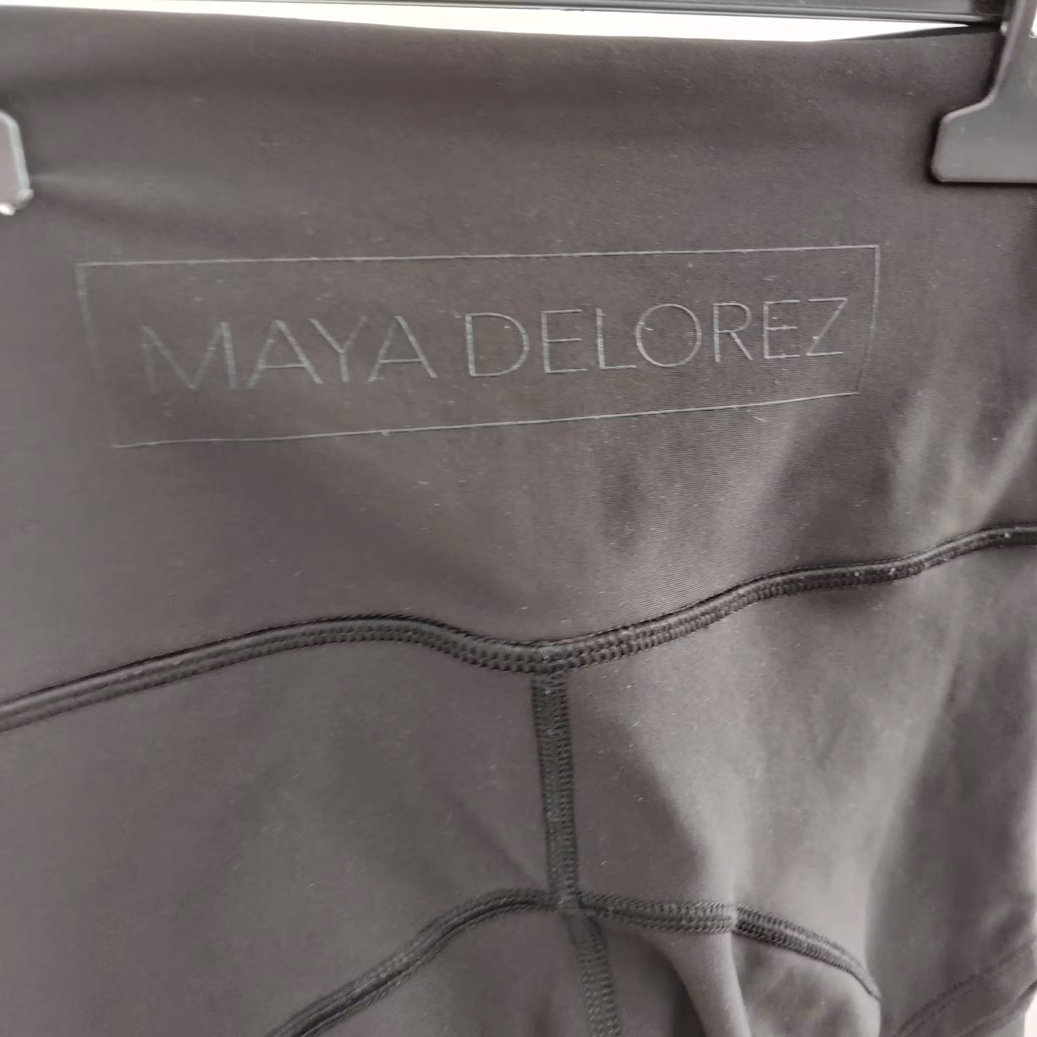 Svarta ridtights med knägrip strl 150 Maya Delores