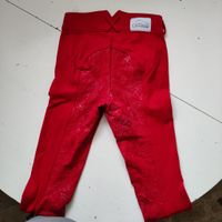 Röda ridbyxor med helgrip Olovossa strl 8/XS