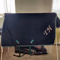Blått stalltäcke 145 cm ca 300 g