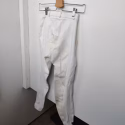 Vita helskodda ridbyxor strl 36L