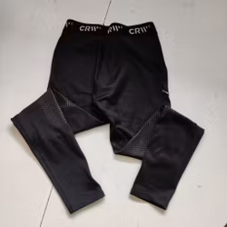 Svarta ridtights med knägrip 146/152 cl CRW