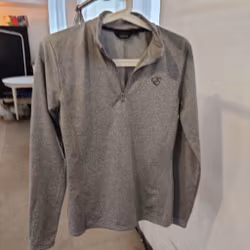 Grå långärmad topp Equipage SMALL