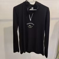 Svart långärmad topp CRW SMALL