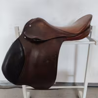 Brun allroundsadel 16 tum vid bom Scanhorse Diana