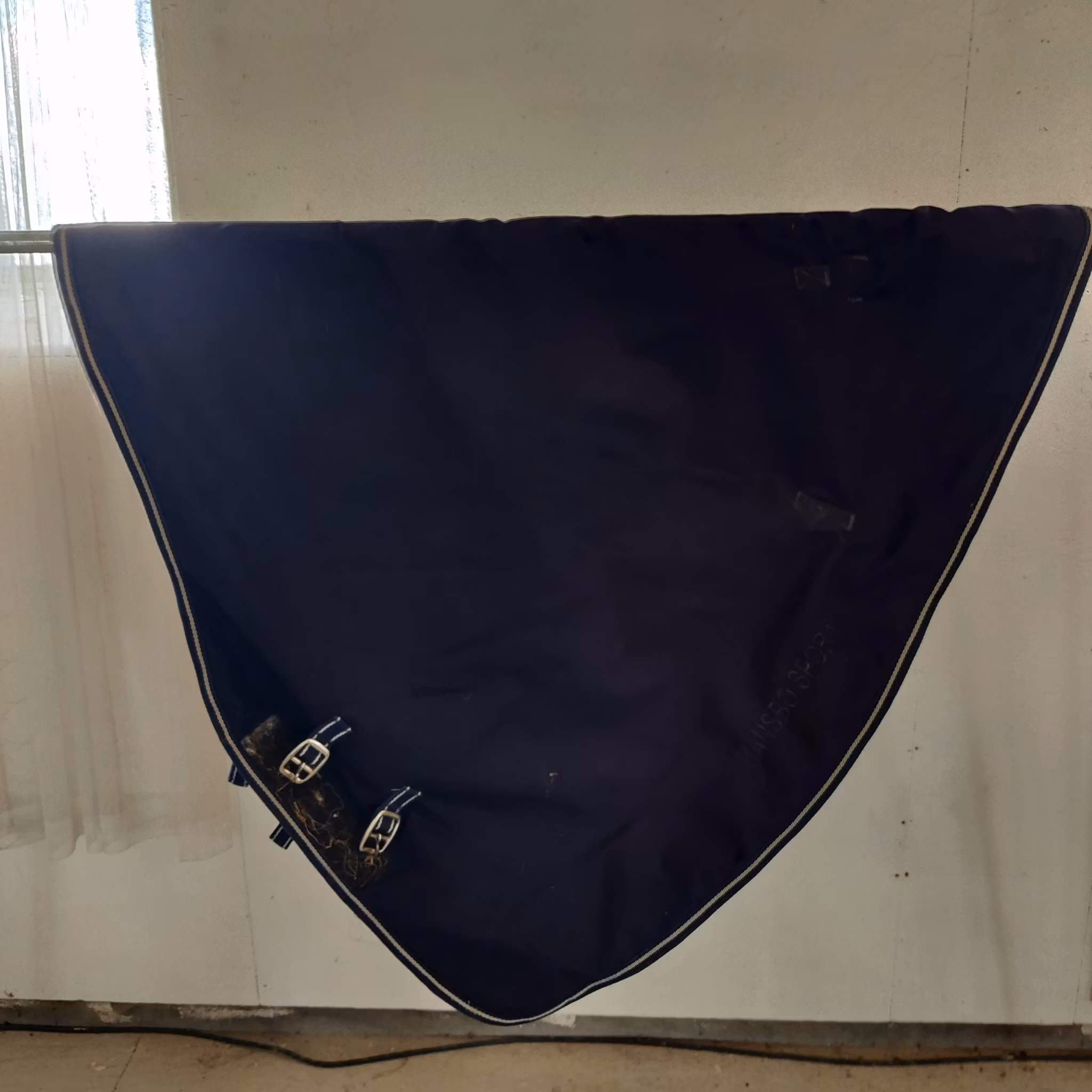 Blått halstäcke ca 150 g Hansbo LARGE