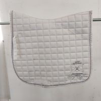 Vitt dressyrschabrak Horze FULL