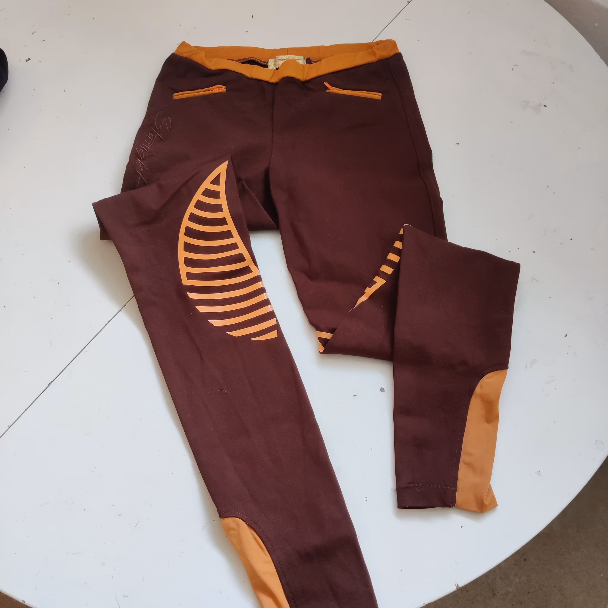 Bruna ridtights med knägrip 170/176 Starlight
