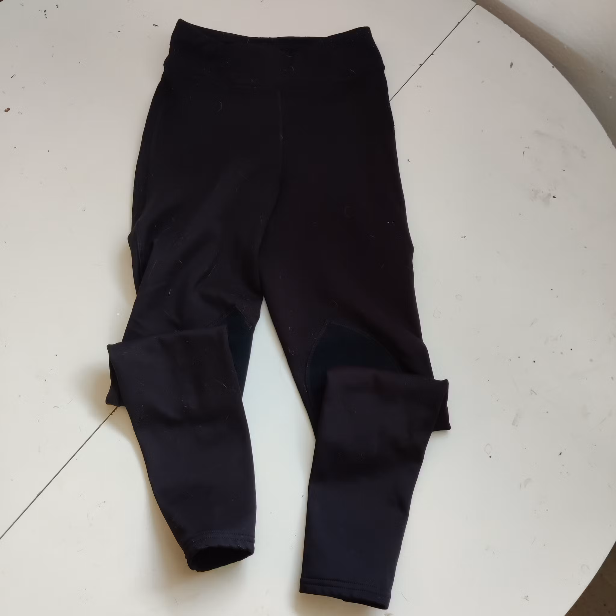 Svarta knäskodda ridtights XXS CRW