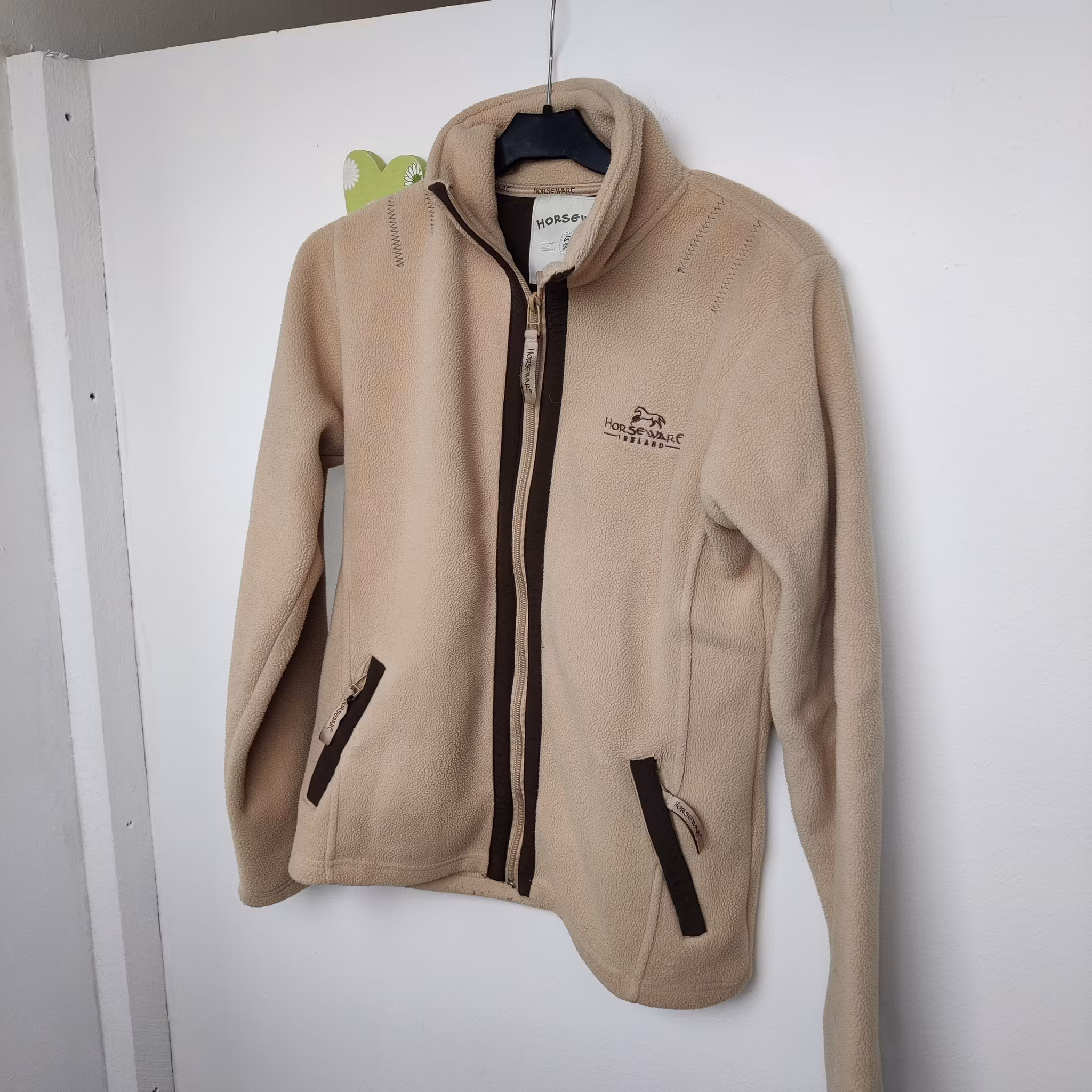 Ljusbrun fleecejacka Horseware XS