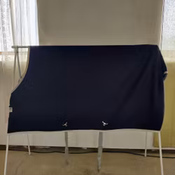 Blått svett-täcke 155 cm Amigo Jersey Cooler