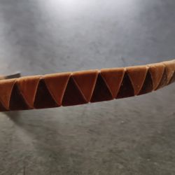 Flätat pannband sammet 39 cm Fairfield