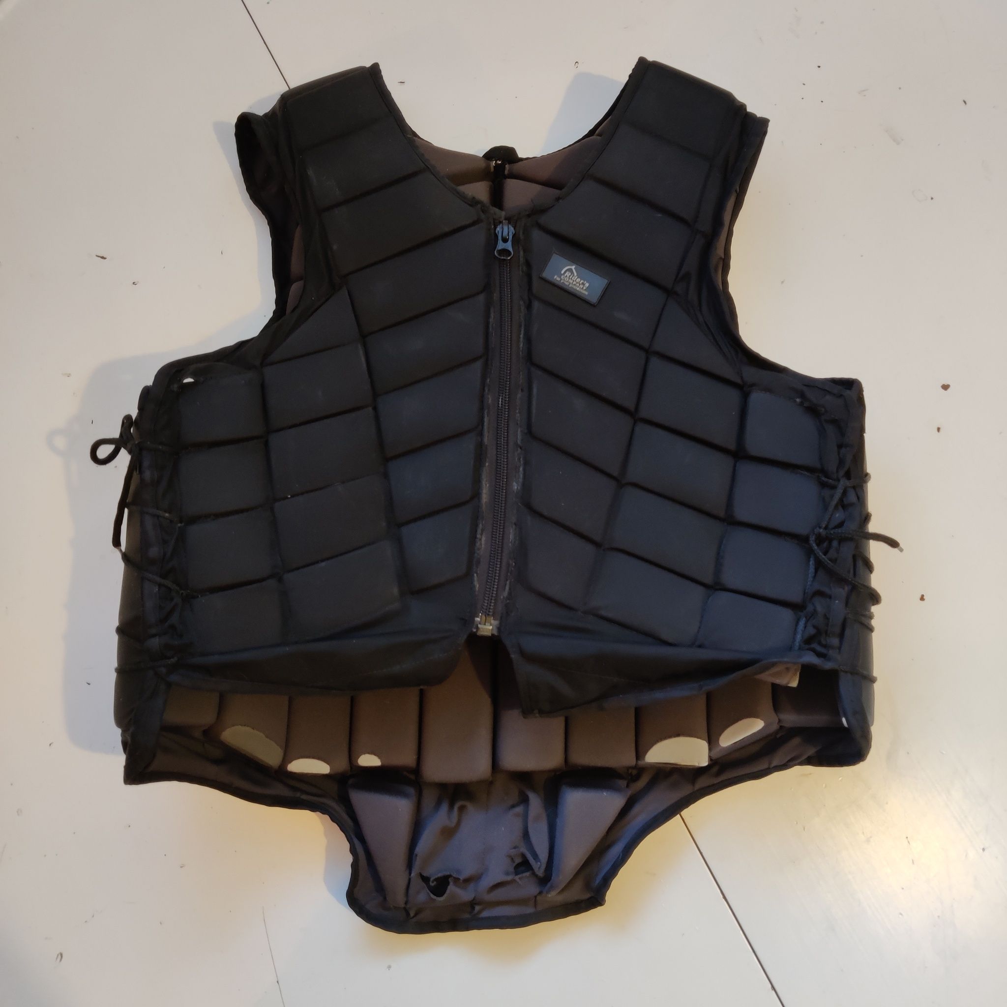 Svart säkerhetsväst Riders company XS