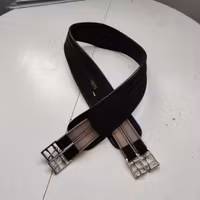 Svart sadelgjord 130 cm Globus