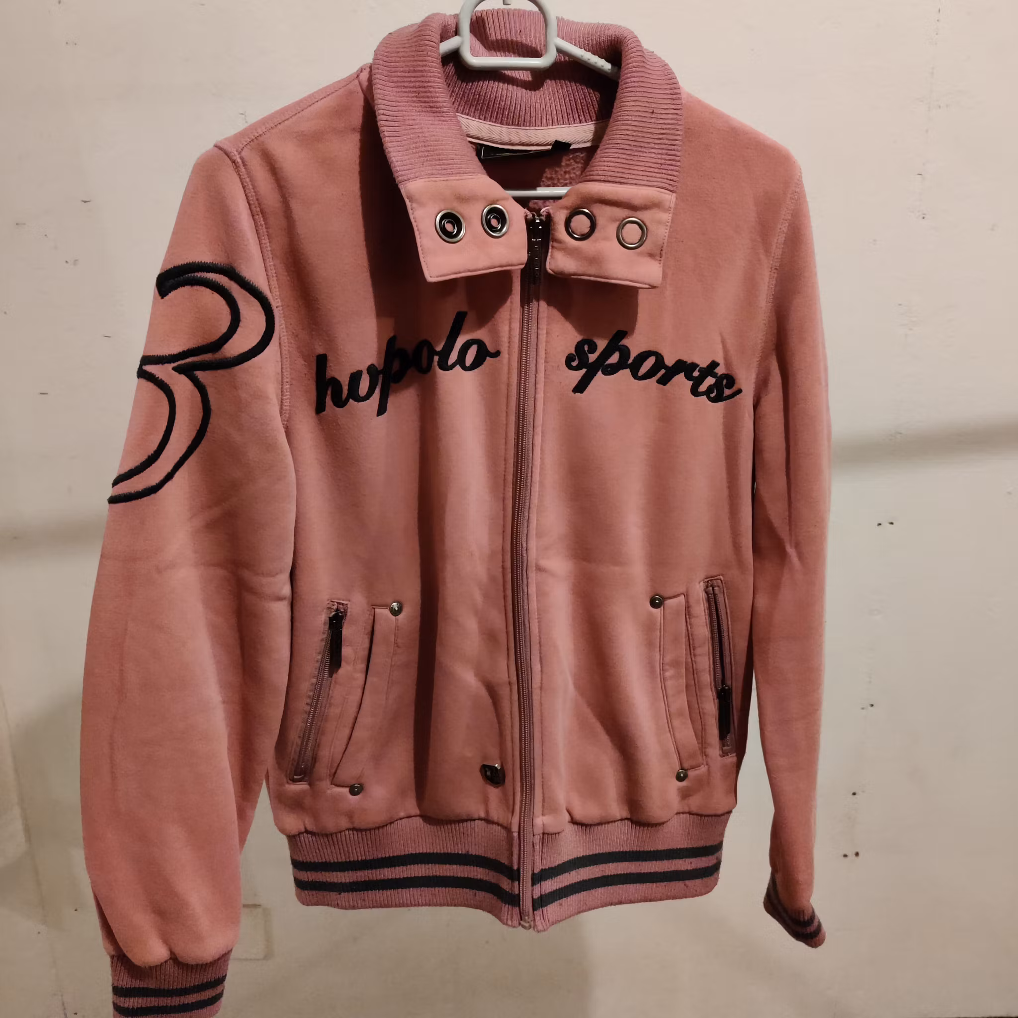 Rosa svettisjacka HV Polo MEDIUM