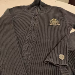 Blå sticka kofta HV Polo MEDIUM