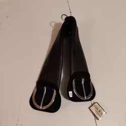 Svart westerngjord med neopren 30 tum/75 cm