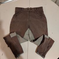 Grå helskodda ridbyxor CRW strl 44