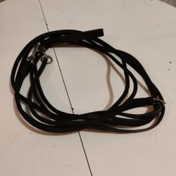 Svart gramman läder/rep