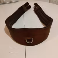 Brun sadelgjord 140 cm