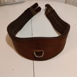 Brun sadelgjord 140 cm