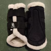 Svarta damasker med ludd Horseguard SMALL