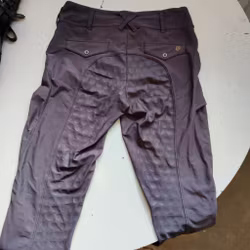 Gråbruna ridtights med helgrip Maya Delores LARGE