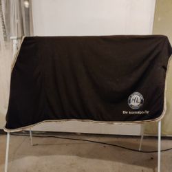Brunt fleecetäcke HL Equipment 145 cm
